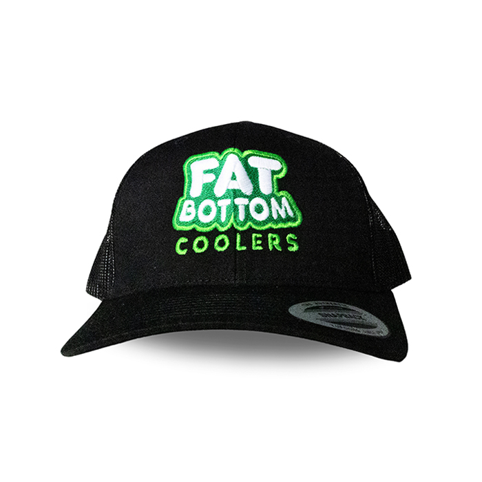 FatBottom Promotional Photos - FatBottom Hat Green and Grey