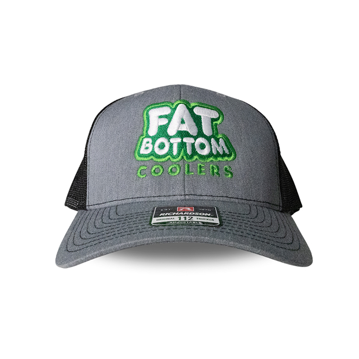 FatBottom Promotional Photos - FatBottom Hat Green and Grey