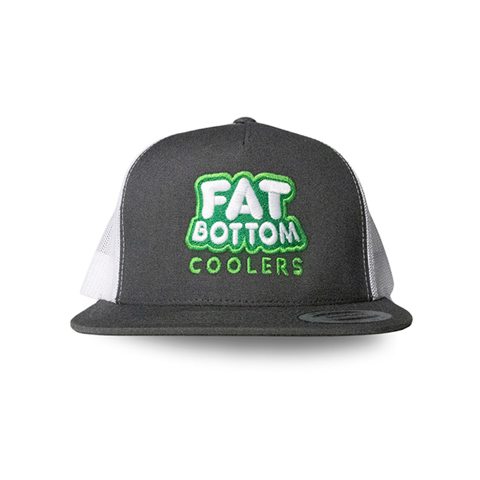 FatBottom Promotional Photos - FatBottom Hat Green and Grey